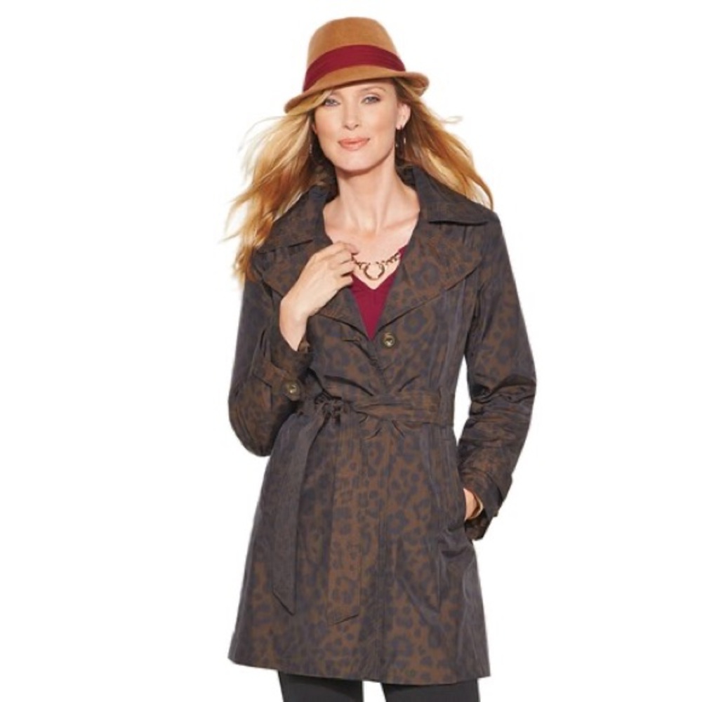 Dana Buchman Tan Trench Coat